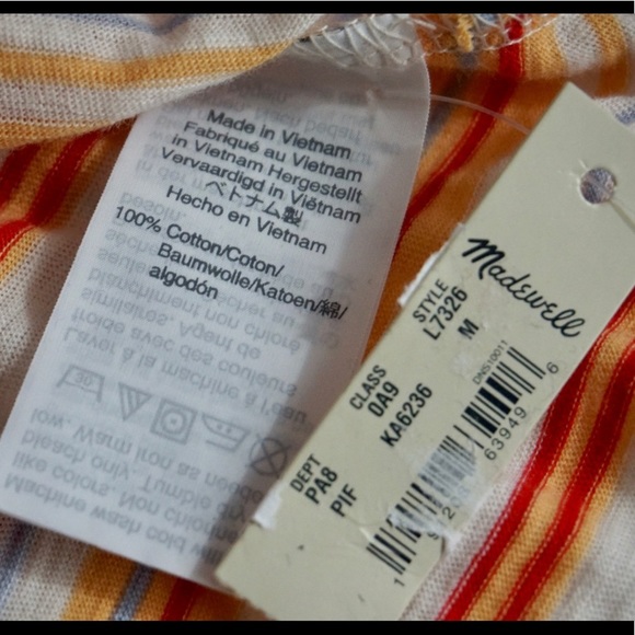 BNWT! Madewell | Whisper Cotton V-Neck Pocket Tank - Picture 6 of 7